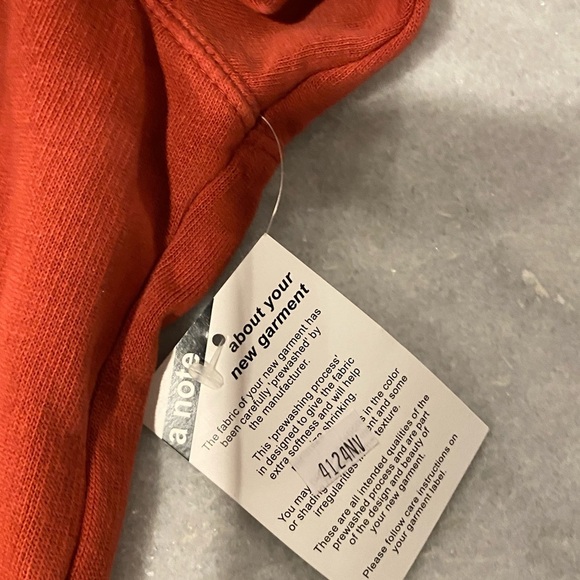 NWT Amadora Size L Burnt Orange Dreamcatcher Pony Feather Hoodie Drawstring Boho - Picture 11 of 11